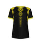 Crop Circle Yellow and Black - O-Neck T-Shirt