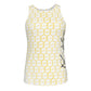 GOLD DRAGON Yellow Net  Tank Top