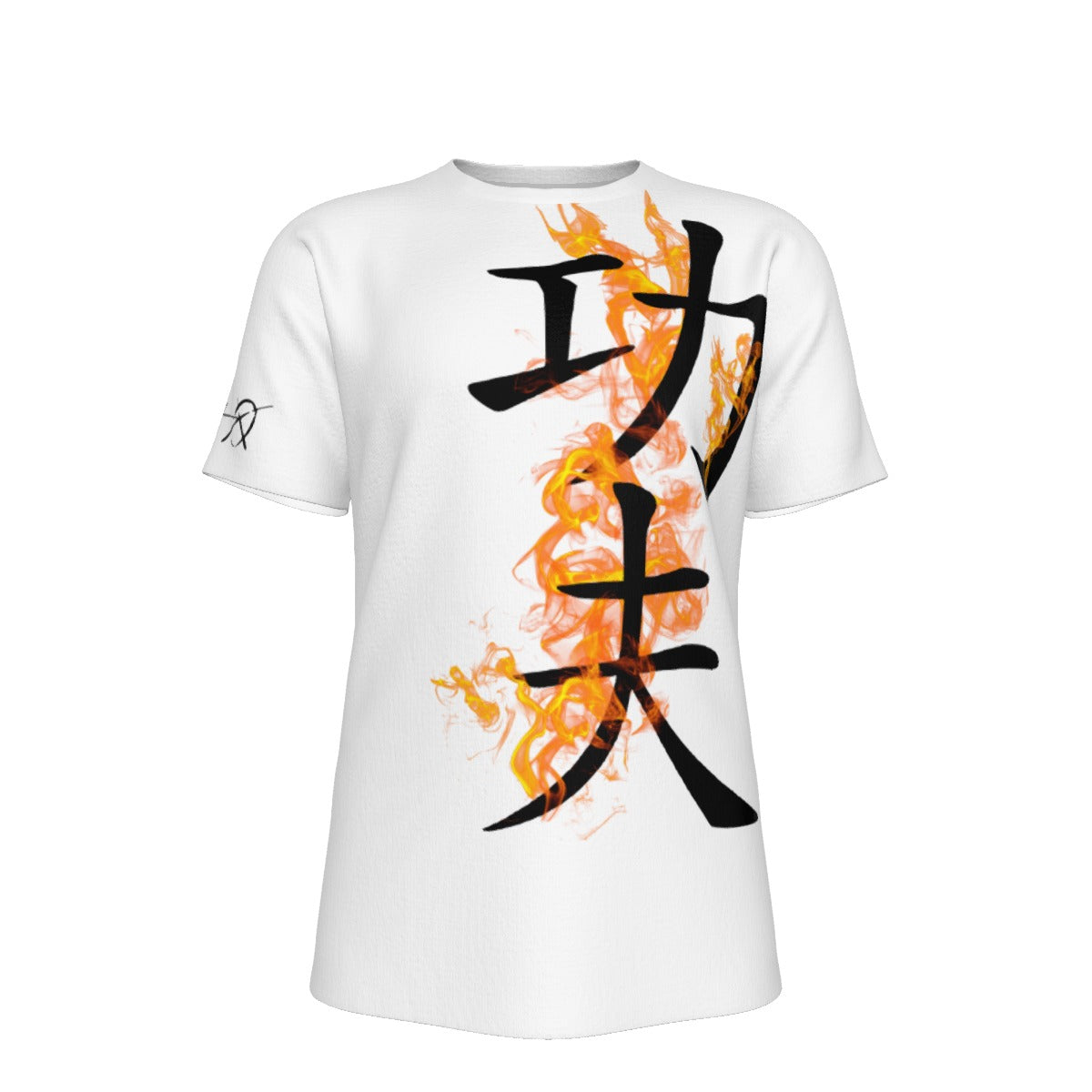 Wing Chun KungFu w Flames - O-Neck T-Shirt