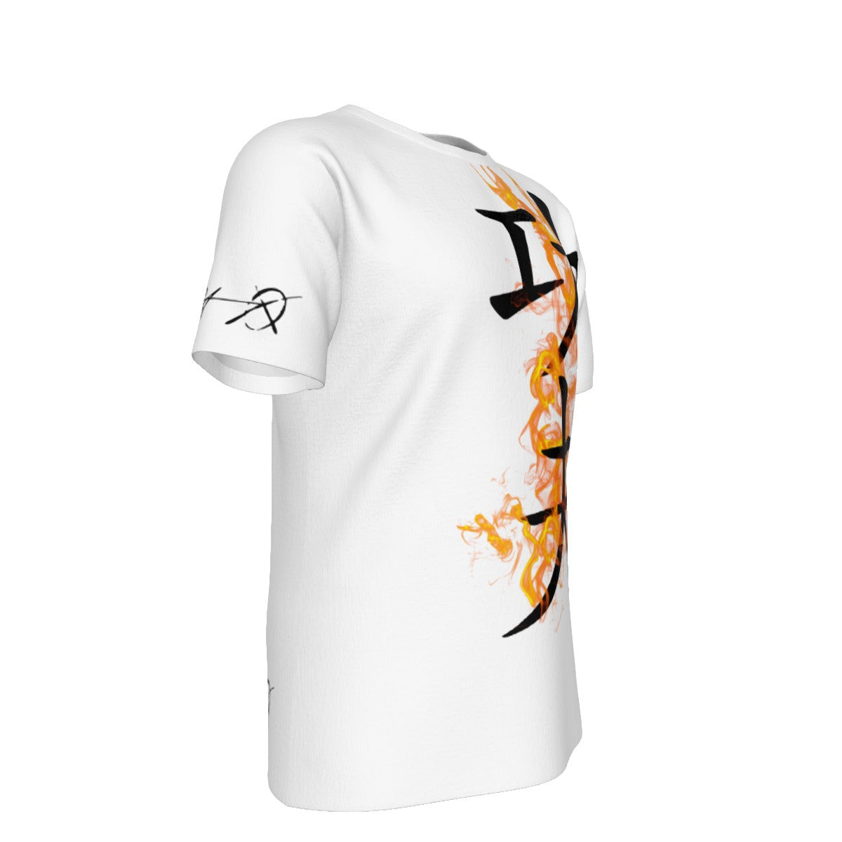 Wing Chun KungFu w Flames - O-Neck T-Shirt