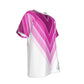 TRIANGLE pink Layered  T-shirt | Birdseye