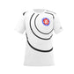 MOY YAT  Blue/Red KungFu O-Neck T-Shirt