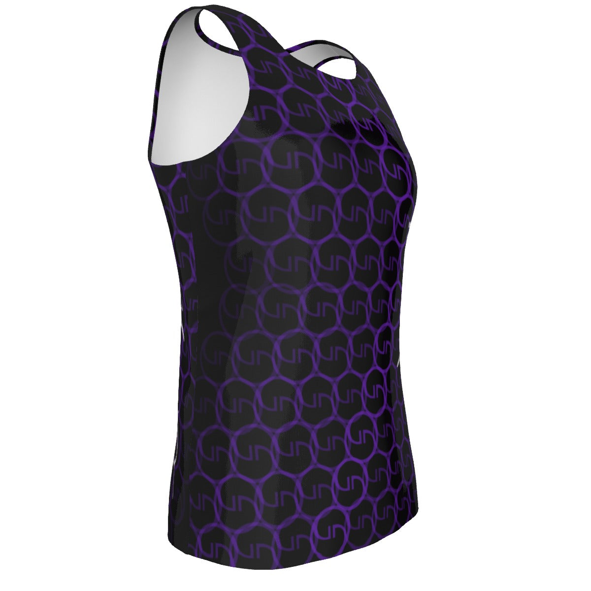 GOLD DRAGON PurpleBlack Tank Top