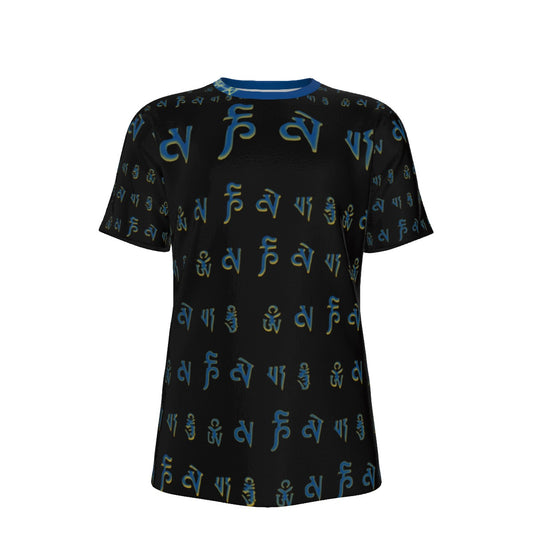 FengShui Blue BG - O-Neck T-Shirt