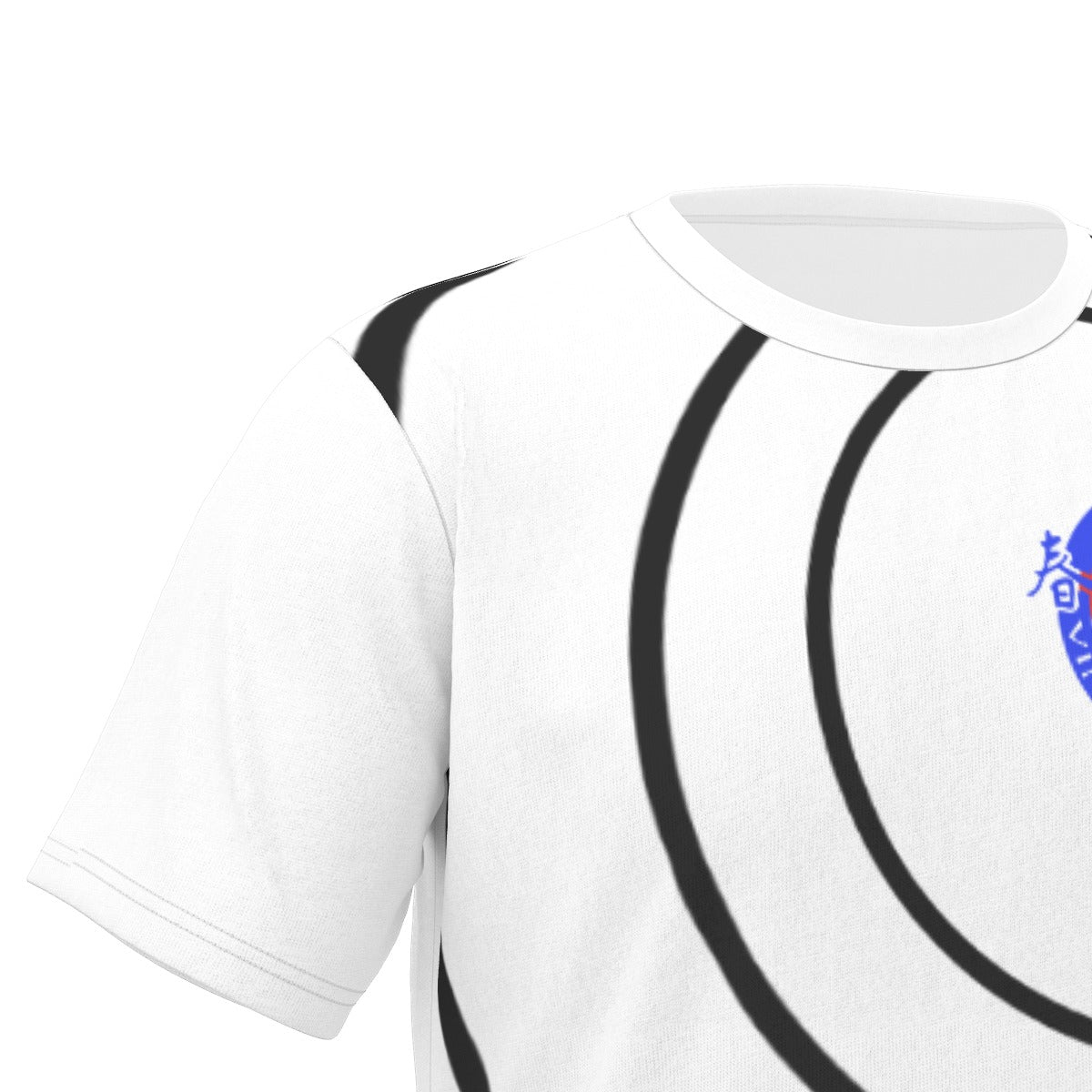 MOY YAT  Blue/Red KungFu O-Neck T-Shirt