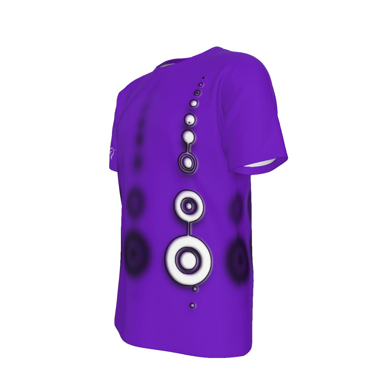 CROP CIRCLE Purple Men's O-Neck T-Shirt