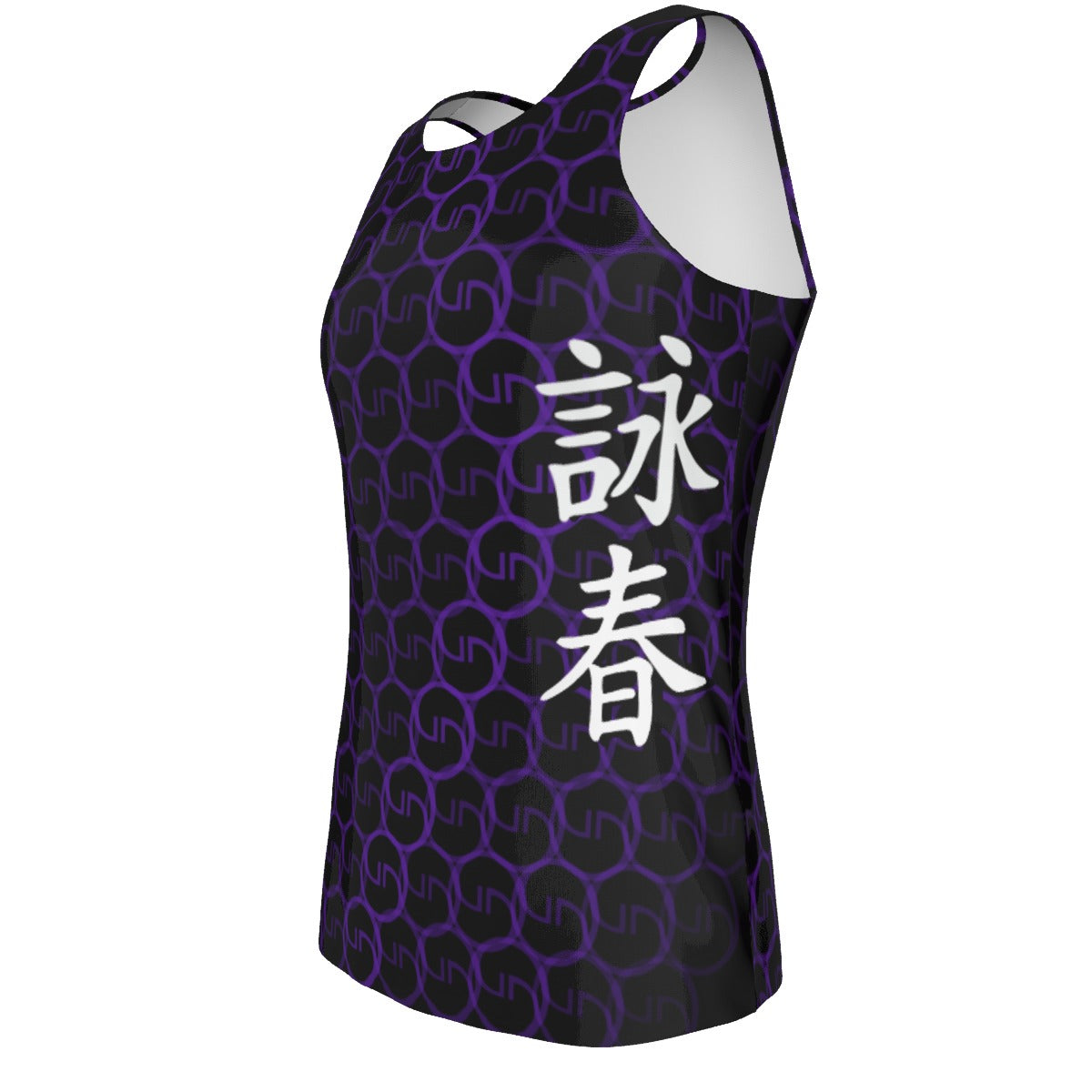 GOLD DRAGON PurpleBlack Tank Top