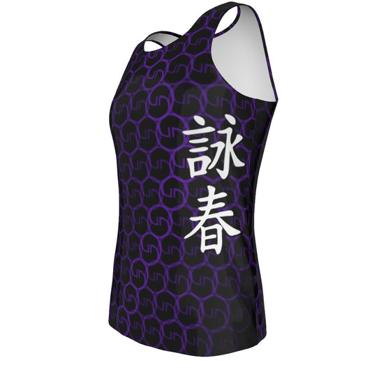 GOLD DRAGON PurpleBlack Tank Top