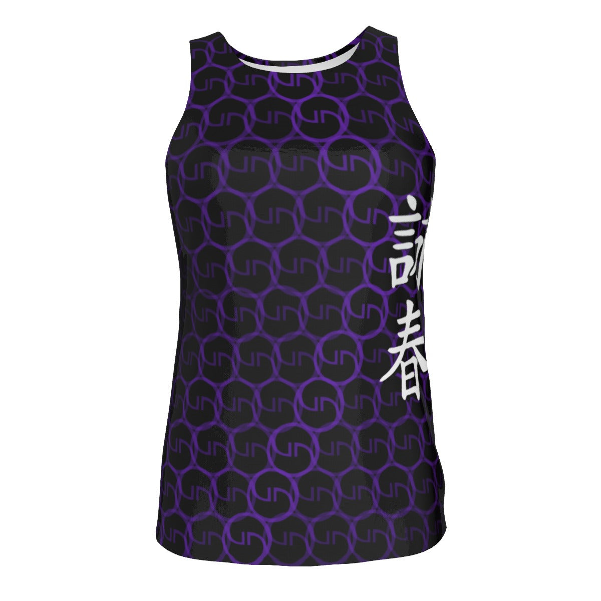 GOLD DRAGON PurpleBlack Tank Top