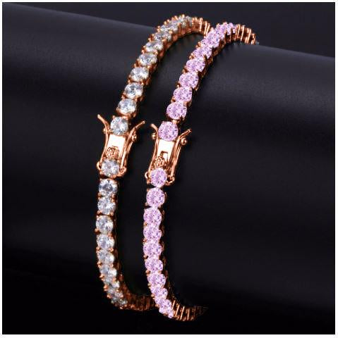 4MM TENNIS BRACELET AAA CZ by ROCK