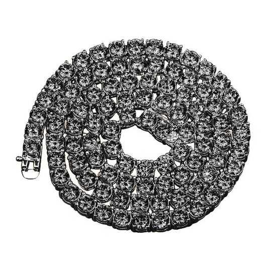 4MM TENNIS CHAIN AAA CZ 925 SILVER by SPARKLE