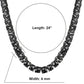 4MM TENNIS CHAIN AAA CZ 925 SILVER by SPARKLE