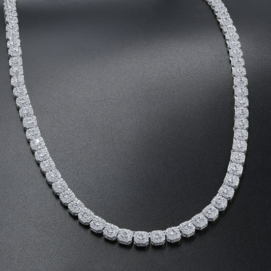 5MM SQUARE TENNIS CHAIN AAA CZ the ICECUBE