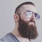 Fashion Frameless Driving Glasses with Summer Gradient