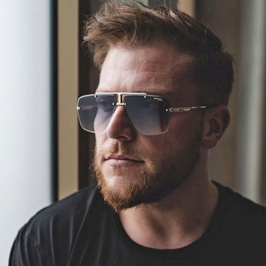 Fashion Frameless Driving Glasses with Summer Gradient