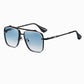 New Gradient Sunglasses Big Metal Frame