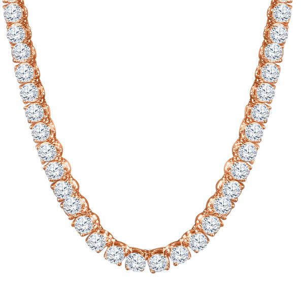 3MM TENNIS CHAIN AAA CZ 925 SILVER by SPARKLE