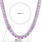3MM TENNIS CHAIN AAA CZ 925 SILVER by SPARKLE