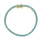 3MM TENNIS CHAIN Turquoise