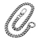 40cm Long Stainless Steel Wallet Belt Key Chain Rock Punk Trousers