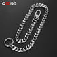 40cm Long Stainless Steel Wallet Belt Key Chain Rock Punk Trousers