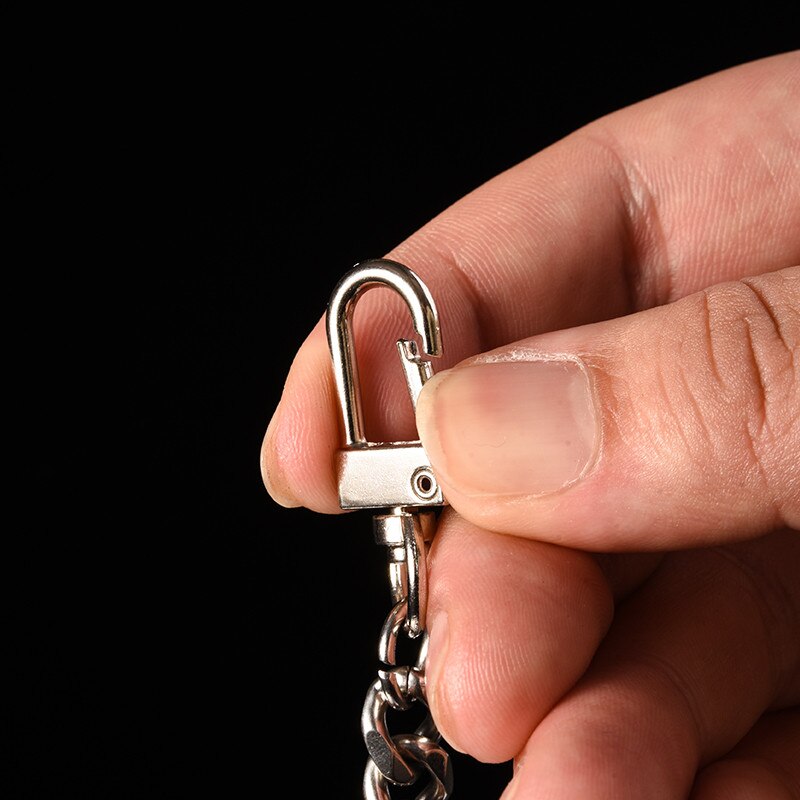 40cm Long Stainless Steel Wallet Belt Key Chain Rock Punk Trousers