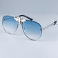 Luxury Metal Big Bee Pilot Sunglasses Gradient Lenses Uv400