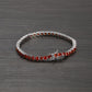 4MM TENNIS BRACELET Ruby Red by TRENDY