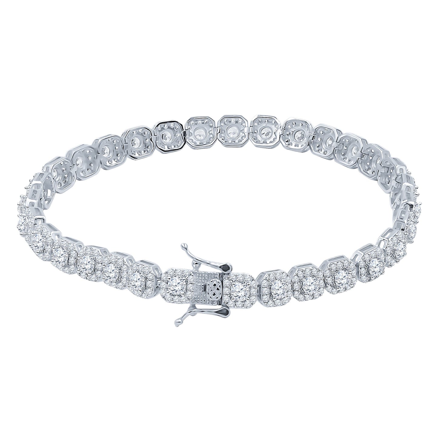 6MM PAVED TENNIS BRACELET AAA CZ 925 SILVER the ICECUBE
