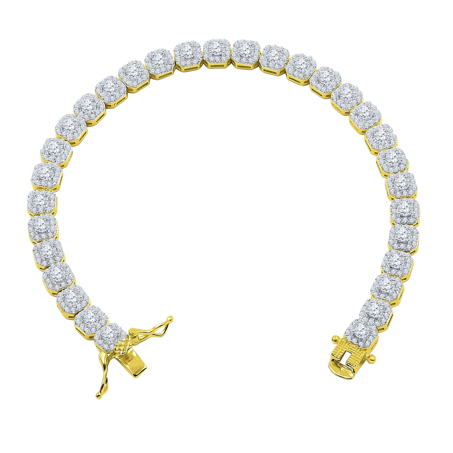 6MM PAVED TENNIS BRACELET AAA CZ 925 SILVER the ICECUBE