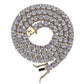 4MM TENNIS CHAIN AAA CZ 925 SILVER by SPARKLE