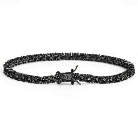 4MM TENNIS BRACELET 925 SILVER AAA CZ by NITENS