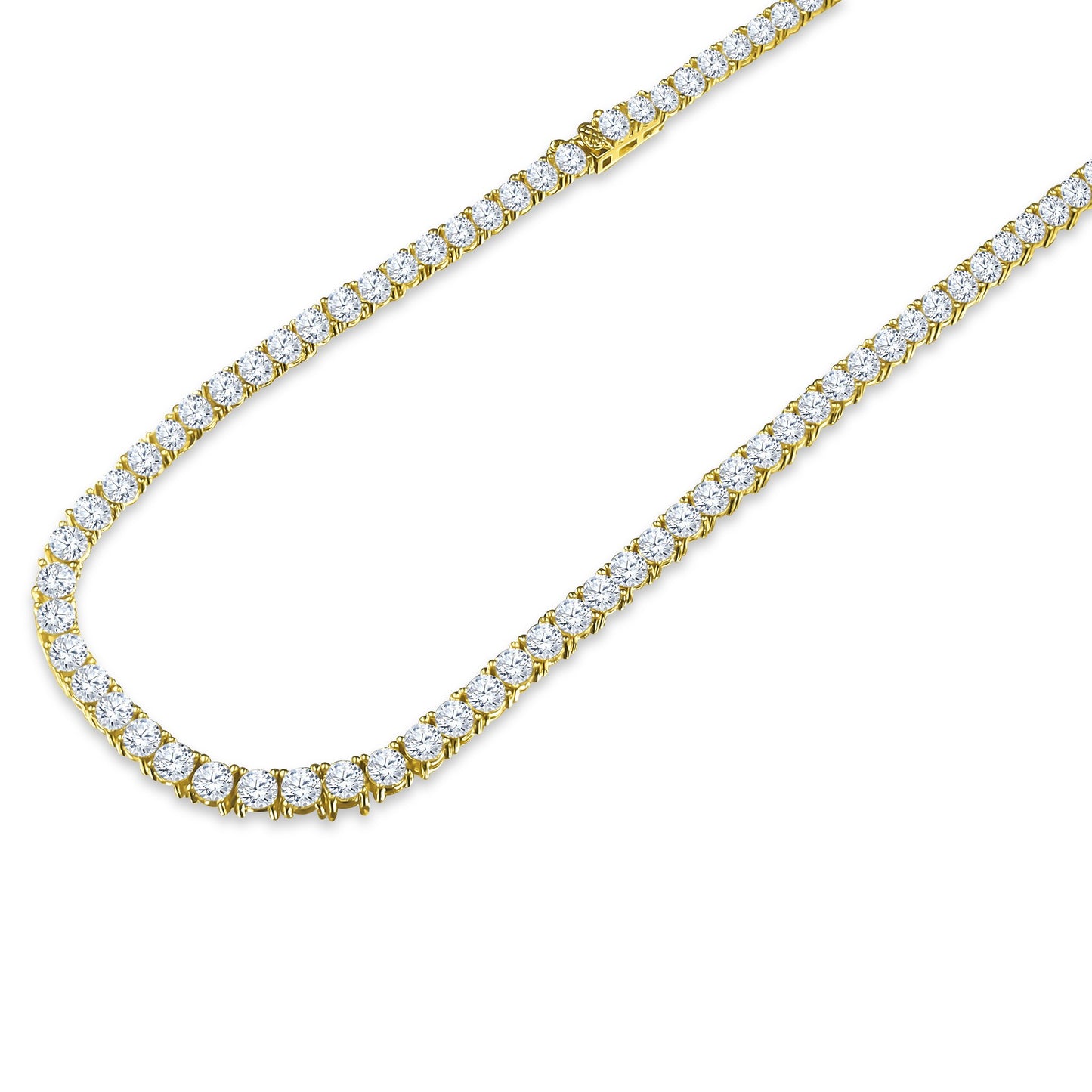 4MM TENNIS CHAIN AAA CZ by ROCK