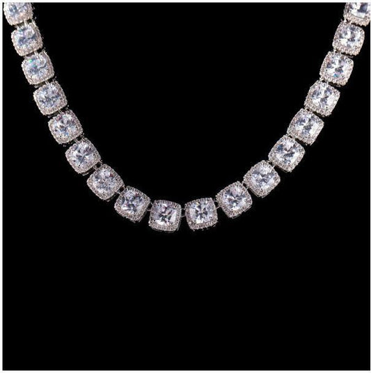 6MM SQUARE TENNIS CHAIN AAA CZ