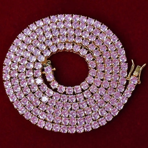 4MM/5MM TENNIS CHAIN AA CZ by AOKAISHEN