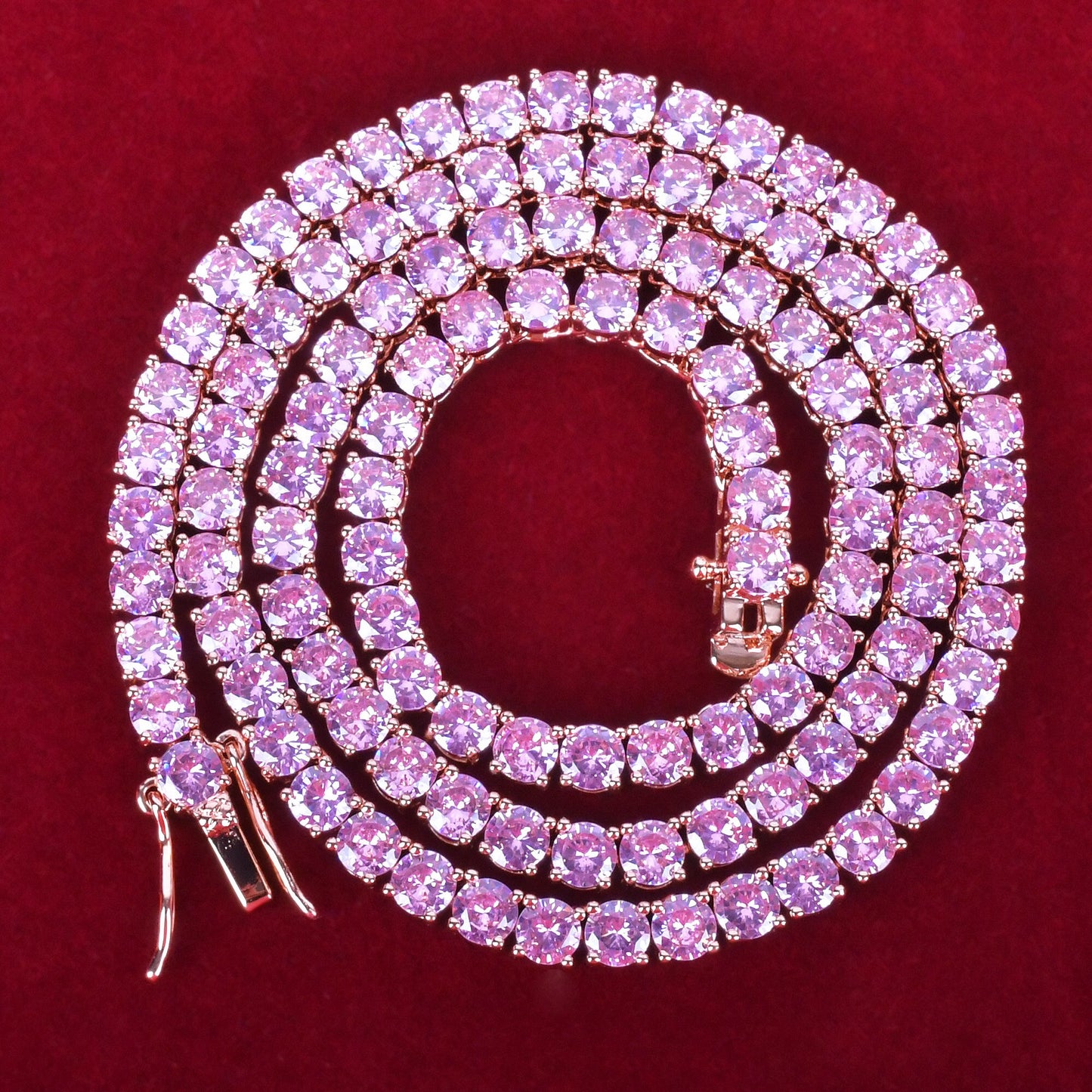 4MM/5MM TENNIS CHAIN AA CZ by AOKAISHEN