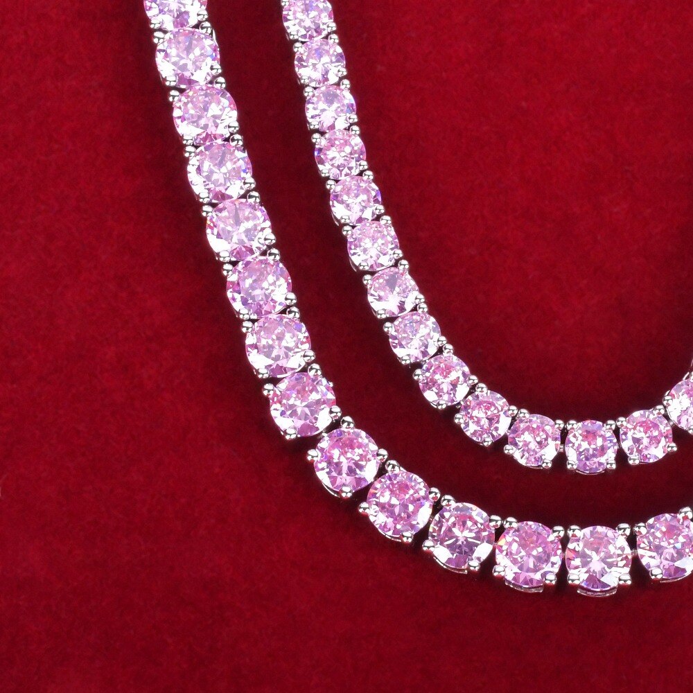 4MM/5MM TENNIS CHAIN AA CZ by AOKAISHEN