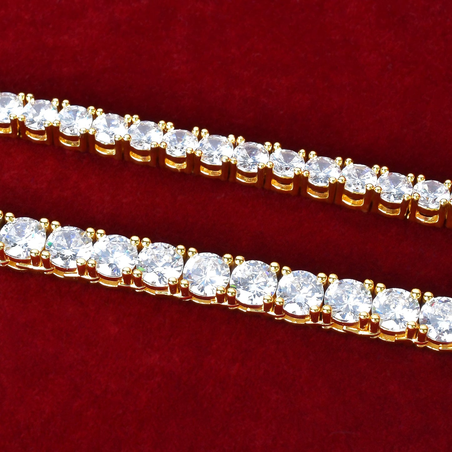 3/4/5/6MM TENNIS CHAIN AA CZ by AOKAISHEN