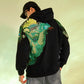 Autumn and Winter Heavy Industry Embroidery Peacock Hoodie Men's