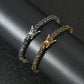 4MM TENNIS BRACELET Vivid Black Stones  AAA CZ