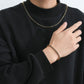 4MM TENNIS BRACELET Vivid Black Stones  AAA CZ