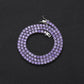 4MM TENNIS CHAIN Light Purple COPPER