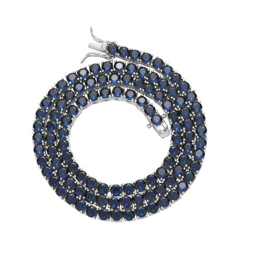 4MM TENNIS BRACLET Dark Blue stones