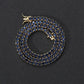 4MM TENNIS BRACLET Dark Blue stones