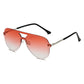 BELFAST |  Flat Single Lens Aviator Fashion Sunglasses