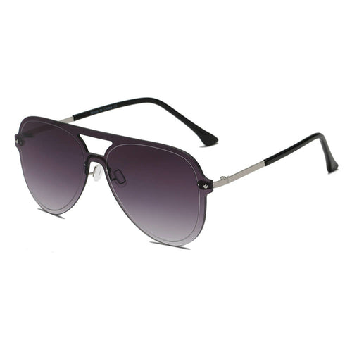 BELFAST |  Flat Single Lens Aviator Fashion Sunglasses