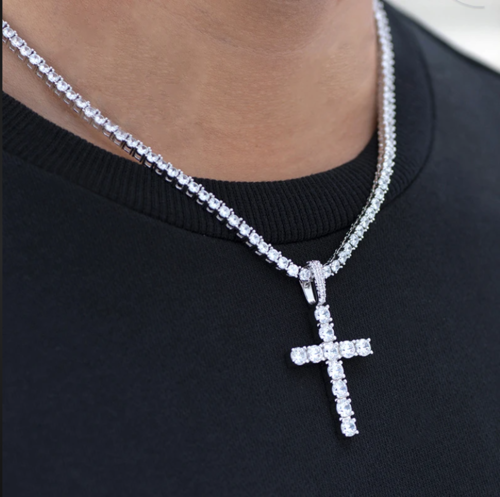 3MM TENNIS CHAIN AAA CZ  925 SILVER by SPARKLE