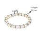Classic Crystal Beads Natural Stone Bracelet For Women Men Rhinestones