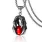 Classic Domineering Dragon Claw Stainless Steel Necklace For Men Punk