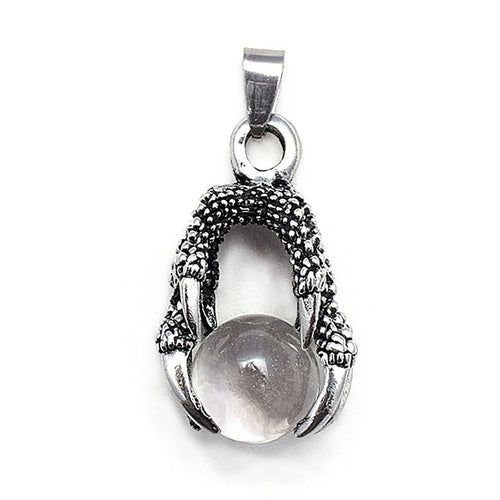 Classic Domineering Dragon Claw Stainless Steel Necklace For Men Punk